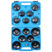 Juego Copas Filtros de Aceite de 15 Piezas - Tools Delivery