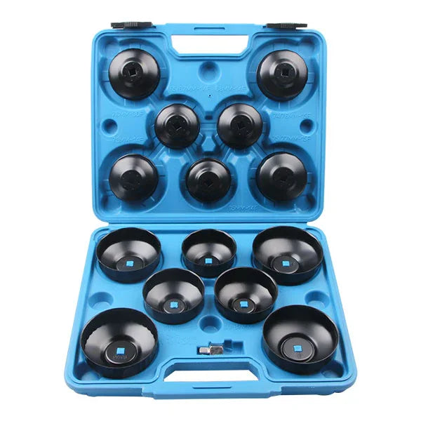 Juego Copas Filtros de Aceite de 15 Piezas - Tools Delivery