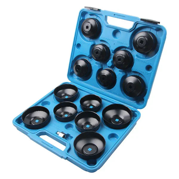 Juego Copas Filtros de Aceite de 15 Piezas - Tools Delivery