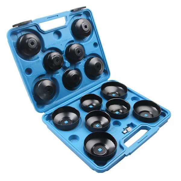 Juego Copas Filtros de Aceite de 15 Piezas - Tools Delivery