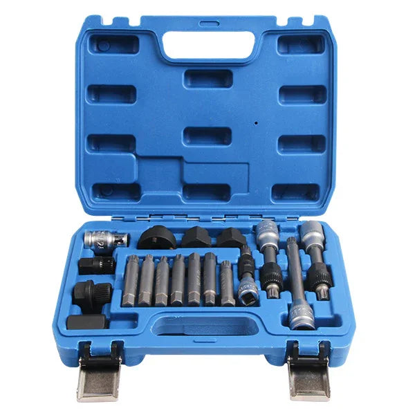 Extractor de Poleas de Alternadores 18 Piezas - Tools Delivery