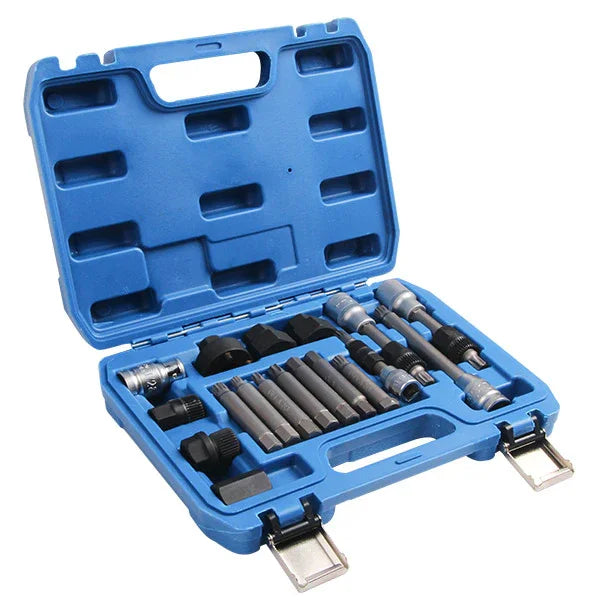Extractor de Poleas de Alternadores 18 Piezas - Tools Delivery
