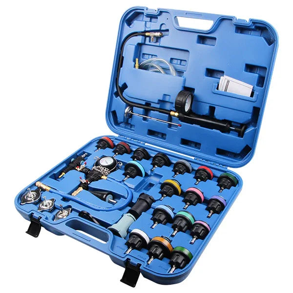 Kit Pruebas Fugas Radiador de 28 Piezas - Tools Delivery