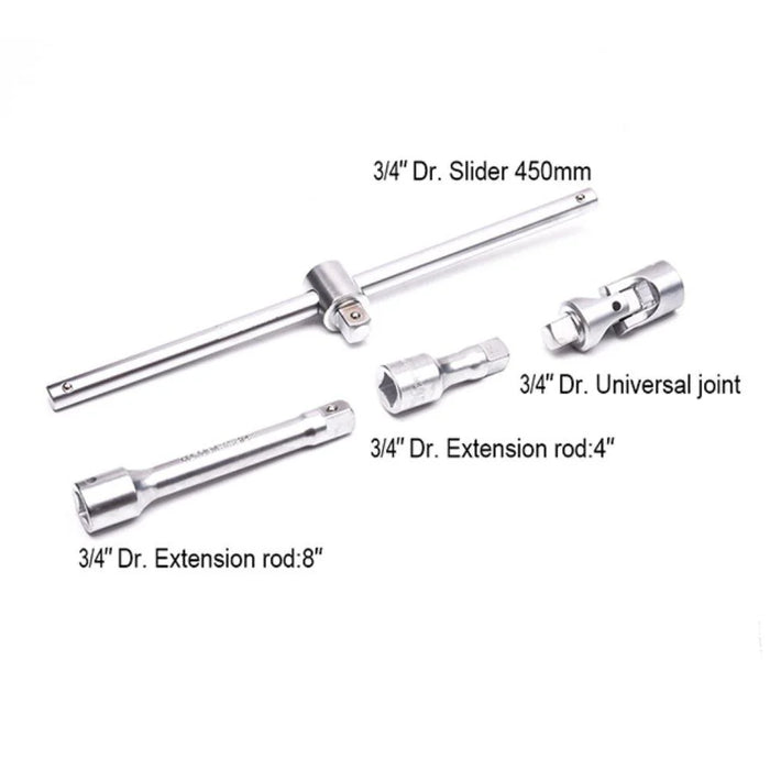 Juego de Cubos 3/4" 27 Piezas - Tools Delivery