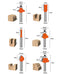 Fresas para Router" 12 piezas - Tools Delivery